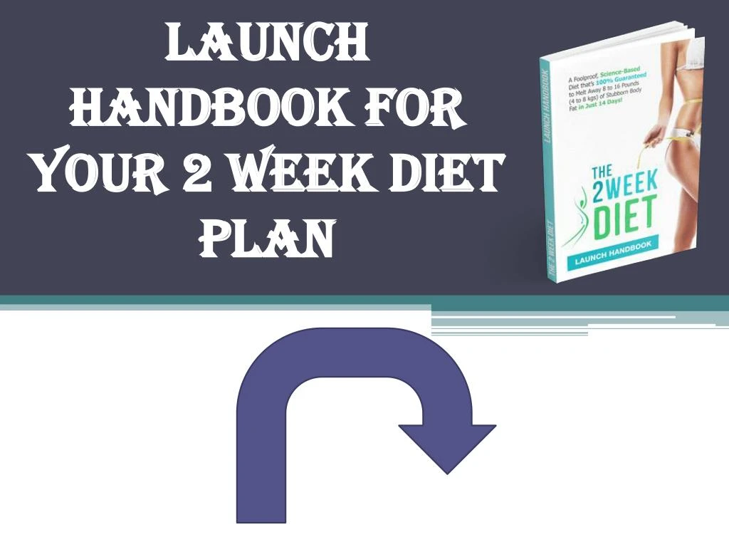 launch handbook for your 2 week diet plan