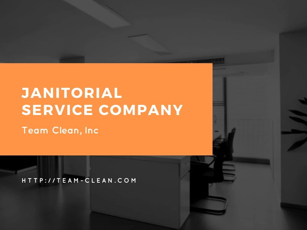 janitorial service company