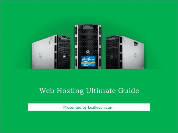 The Ultimate Guide to Web Hosting for Beginners