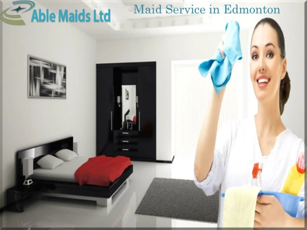Maid Service in Edmonton