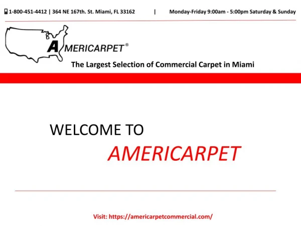 Commercial carpet