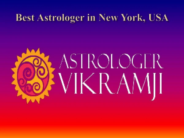 Best & famous Indian Vedic Astrologer in Brooklyn, New York, USA