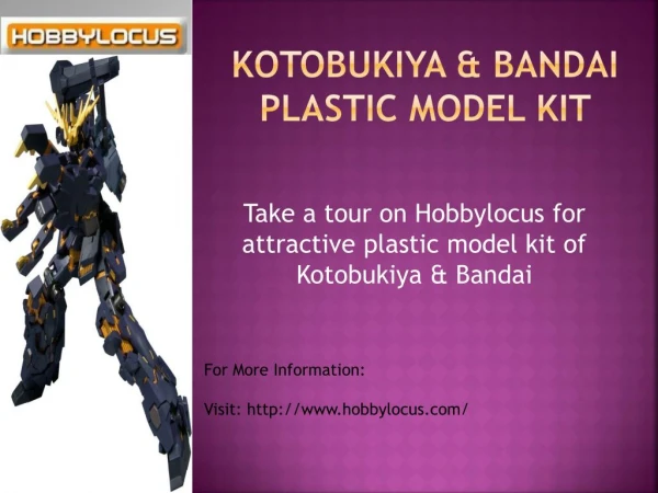 Online Collection of Kotobukiya & Bandai Plastic Model