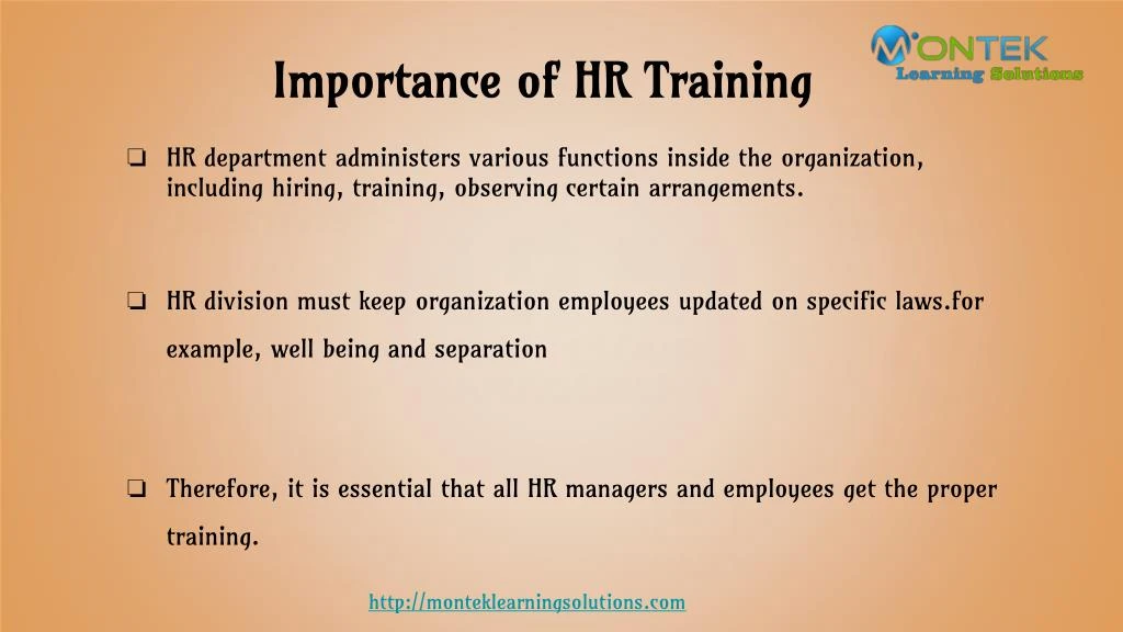 importance of hr training