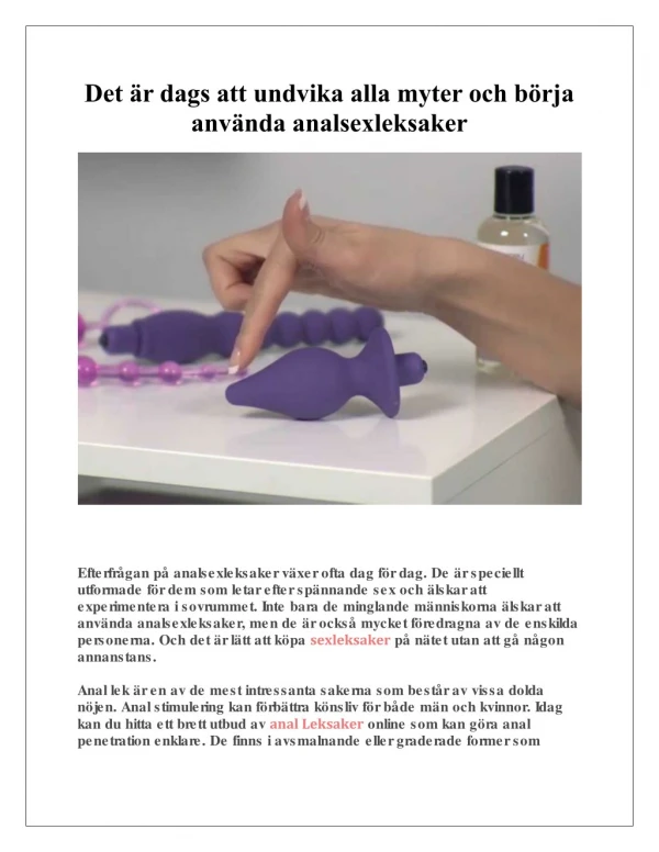 det r dags att undvika alla myter