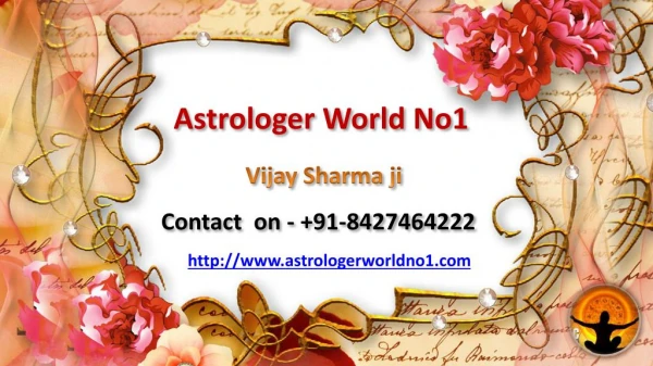 Astrologer world no1 - vijay ji
