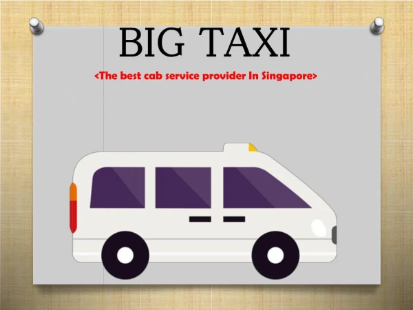 Low Fare Big taxi