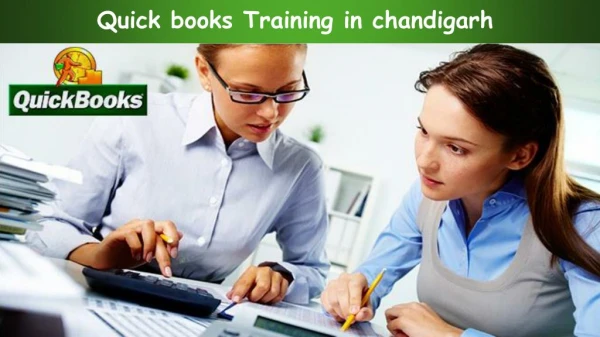 Quick books Training in chandigarh