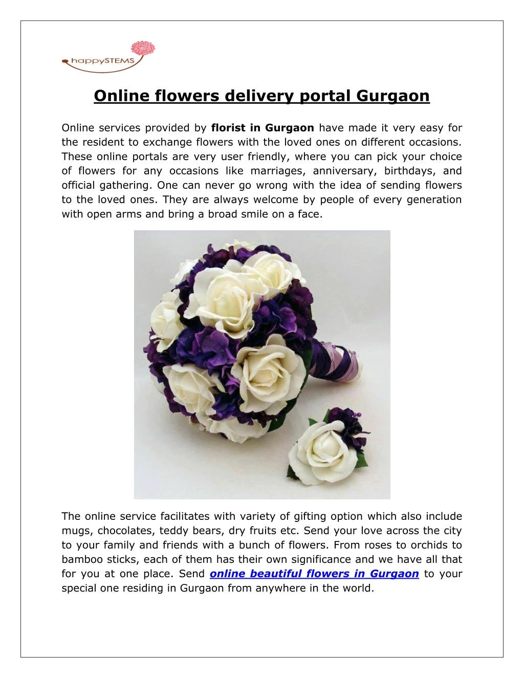 online flowers delivery portal gurgaon online