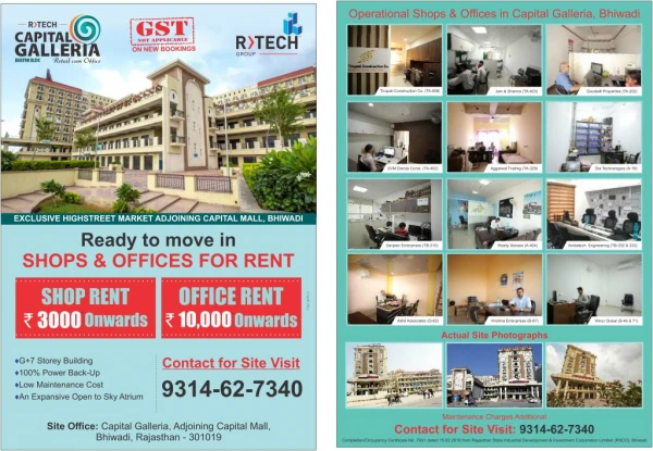Ready to move in Shops & Offices for Rent