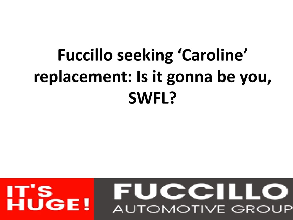 fuccillo seeking caroline replacement is it gonna