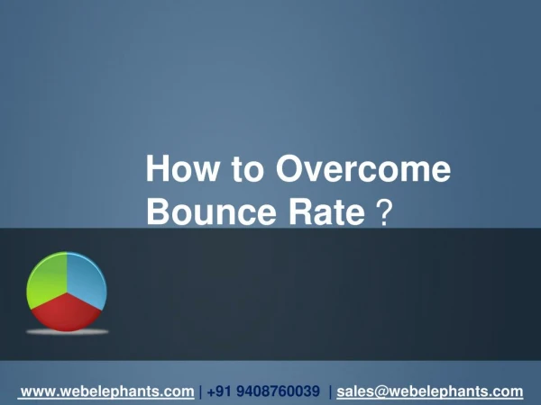 How to Overcome Bounce Rate?