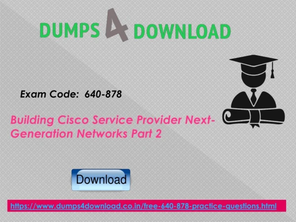 Pass Free Cisco 640-878 Exam in First Attempt | Dumps4download.co.in