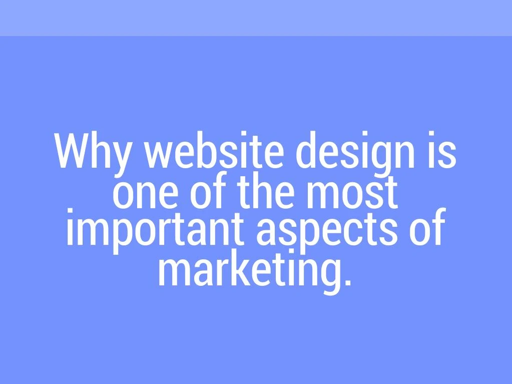 why website design is one of the most