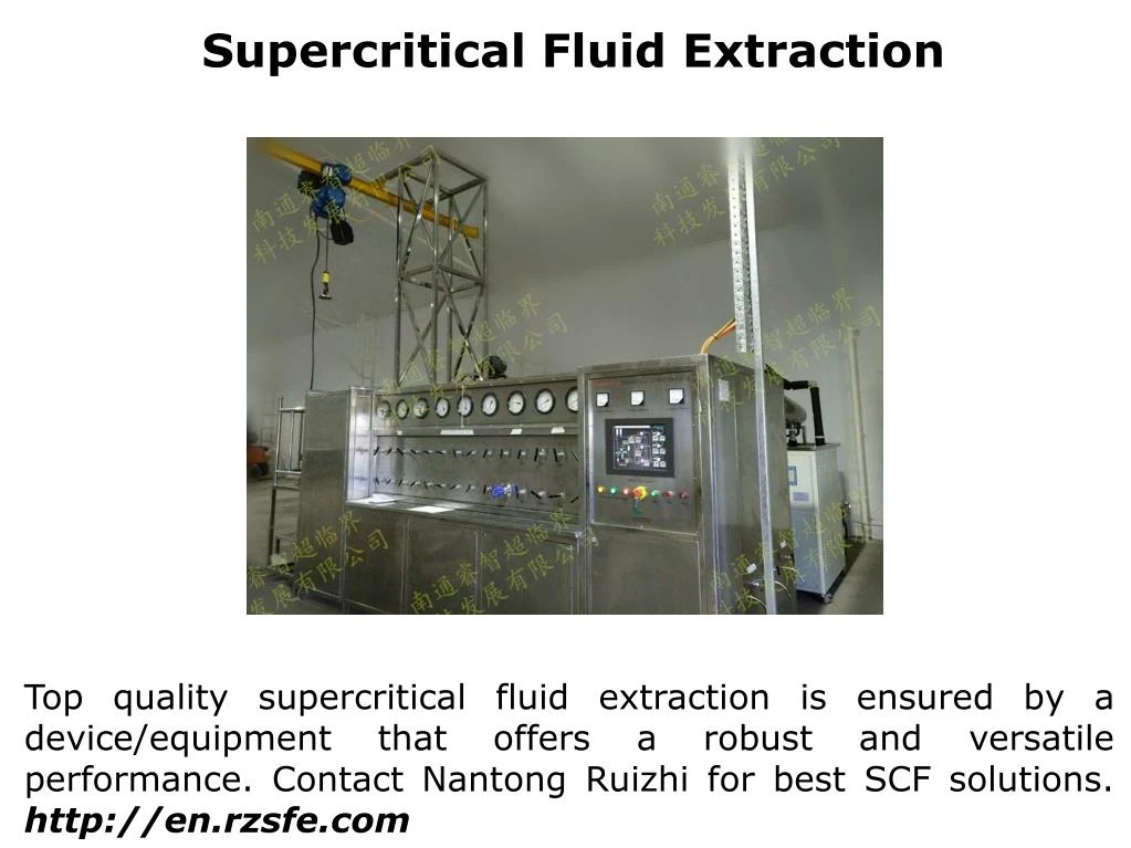 supercritical fluid extraction