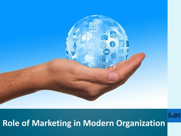 Role of Marketing in Modern Organization