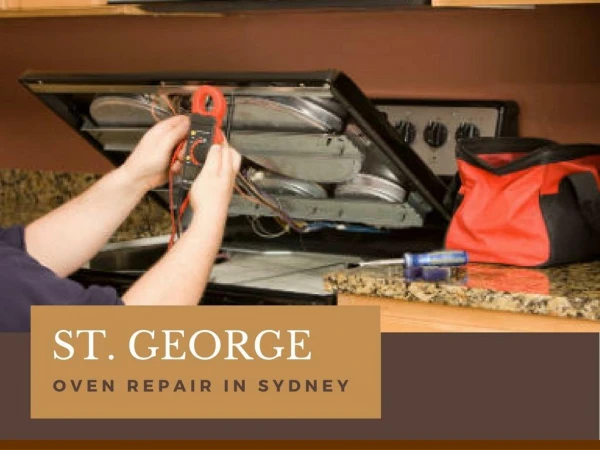 Where to Avail St. George Oven Repair Services in Sydney?