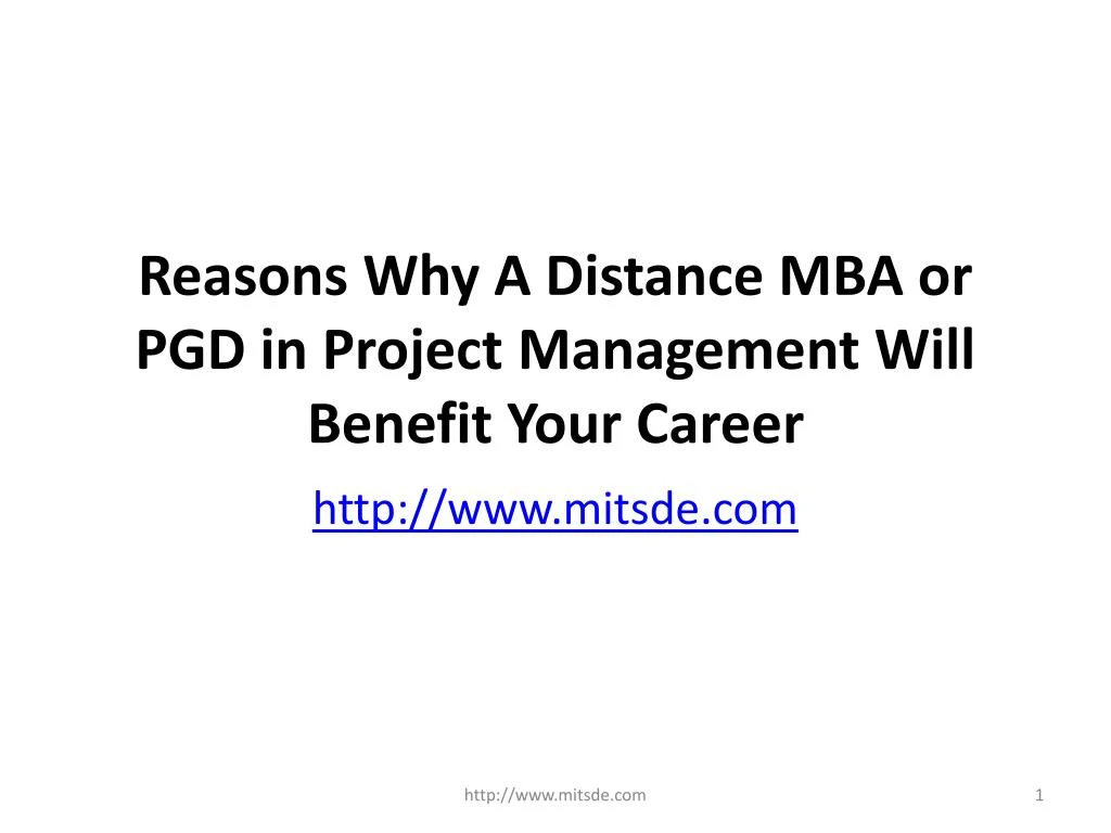 reasons why a distance mba or pgd in project management will benefit your career
