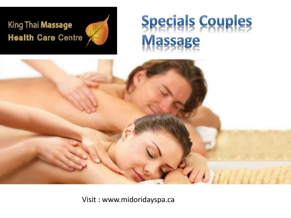 specials couples massage