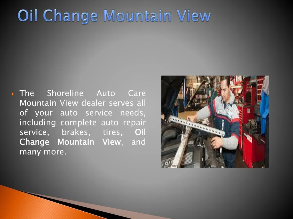oil change mountain view