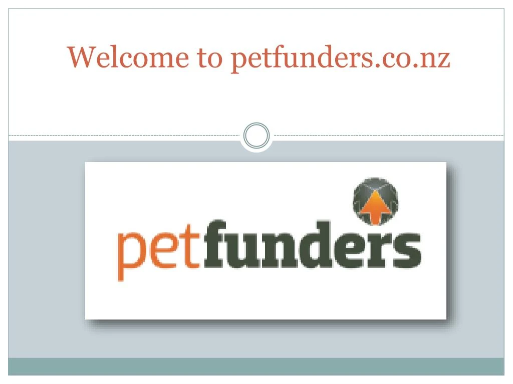 welcome to petfunders co nz