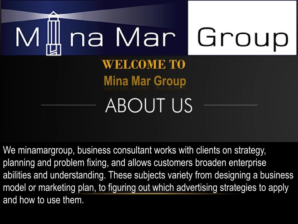 welcome to mina mar group