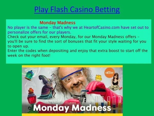 Play Flash Casino Betting
