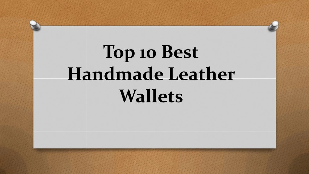 top 10 best handmade leather wallets