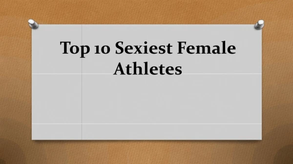 sexiest female athlete