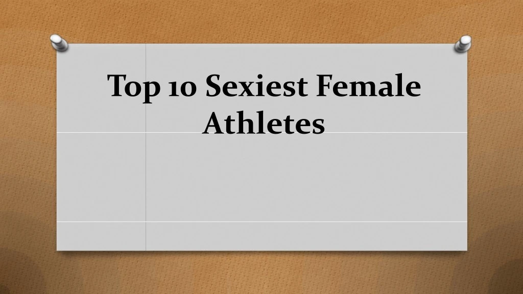 top 10 sexiest female athletes