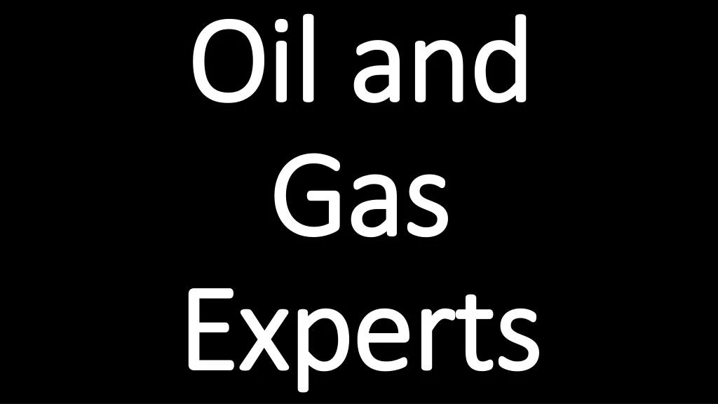 oil and gas experts