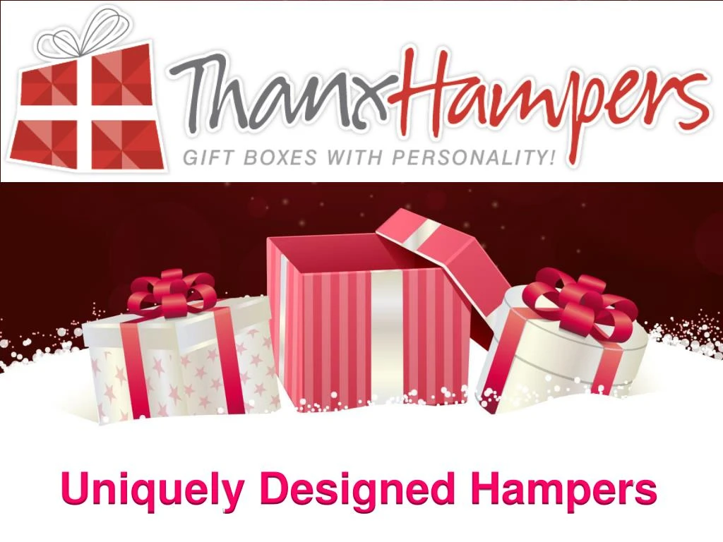 uniquely designed hampers