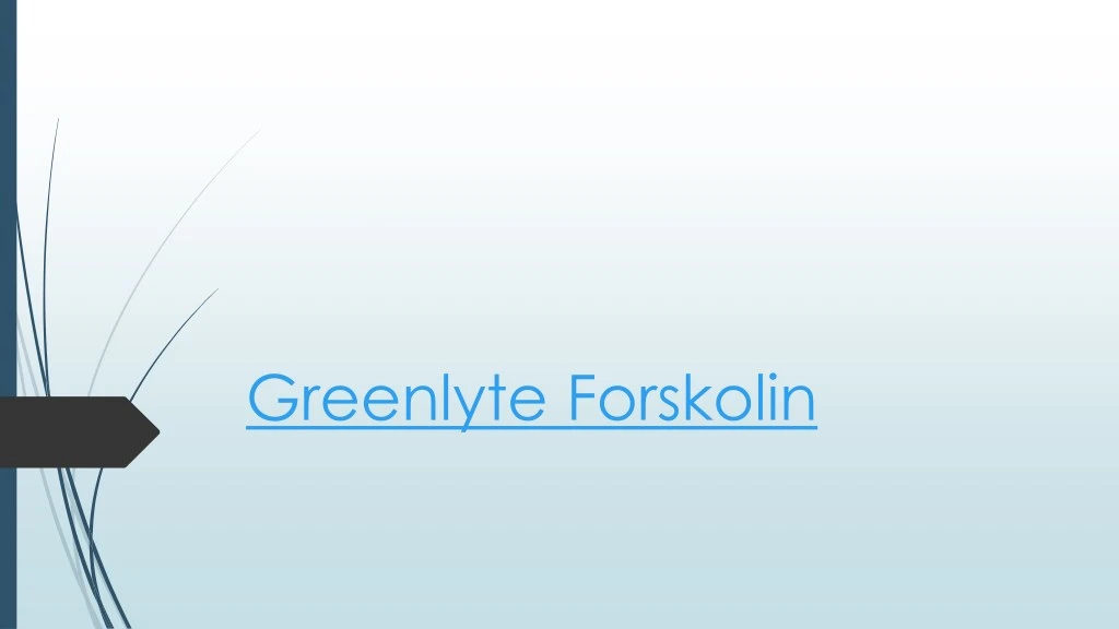 greenlyte forskolin