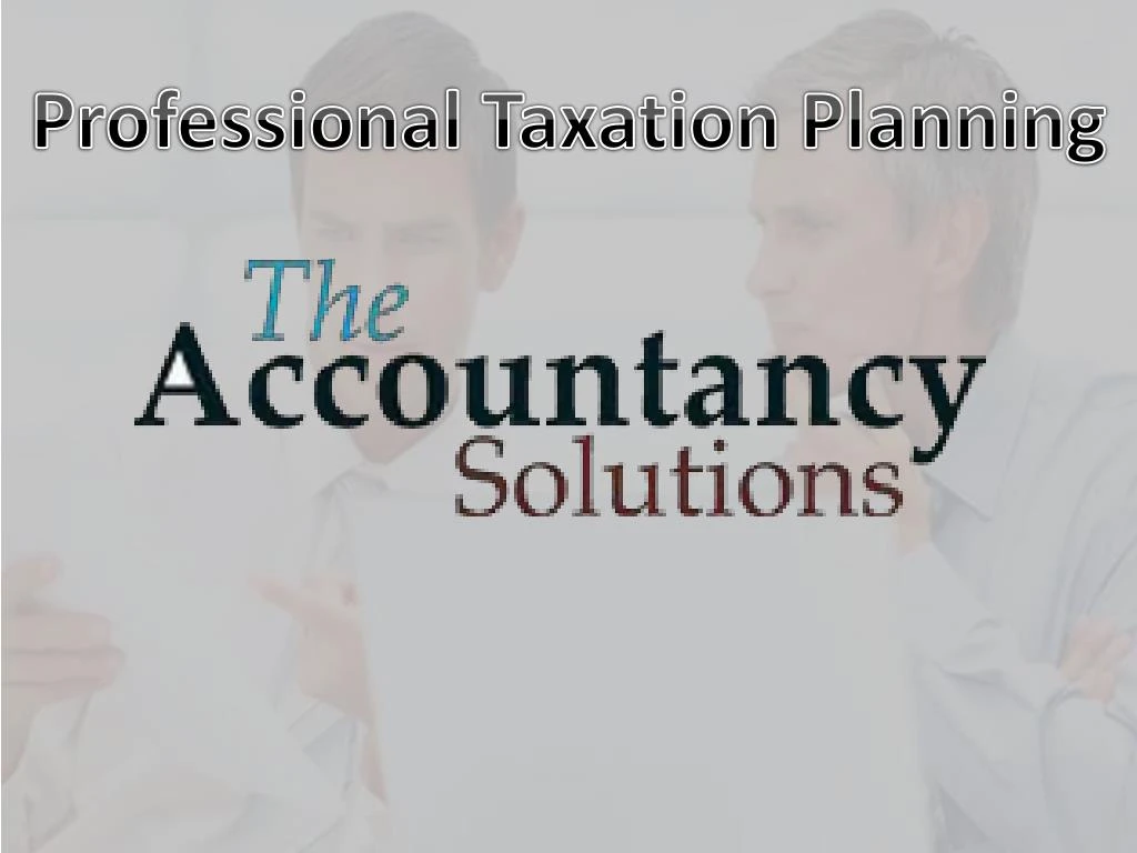 professional taxation planning