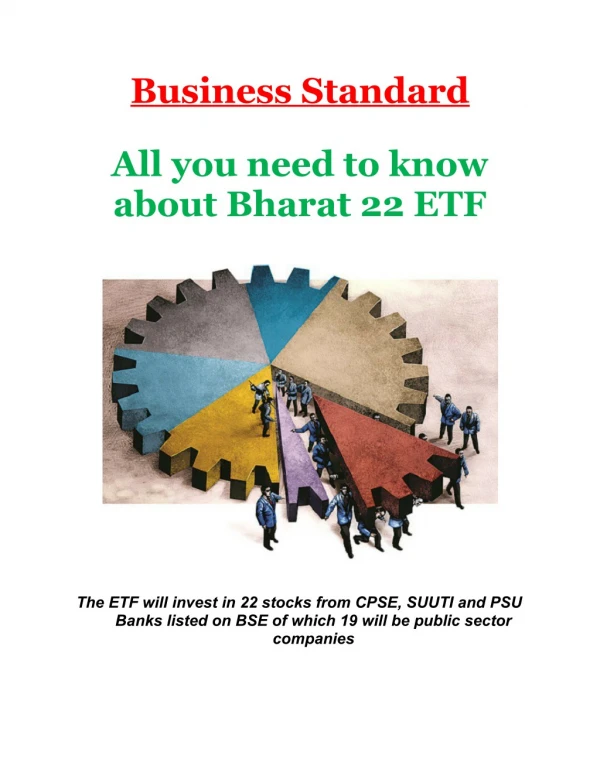 All you need to know about Bharat 22 ETF