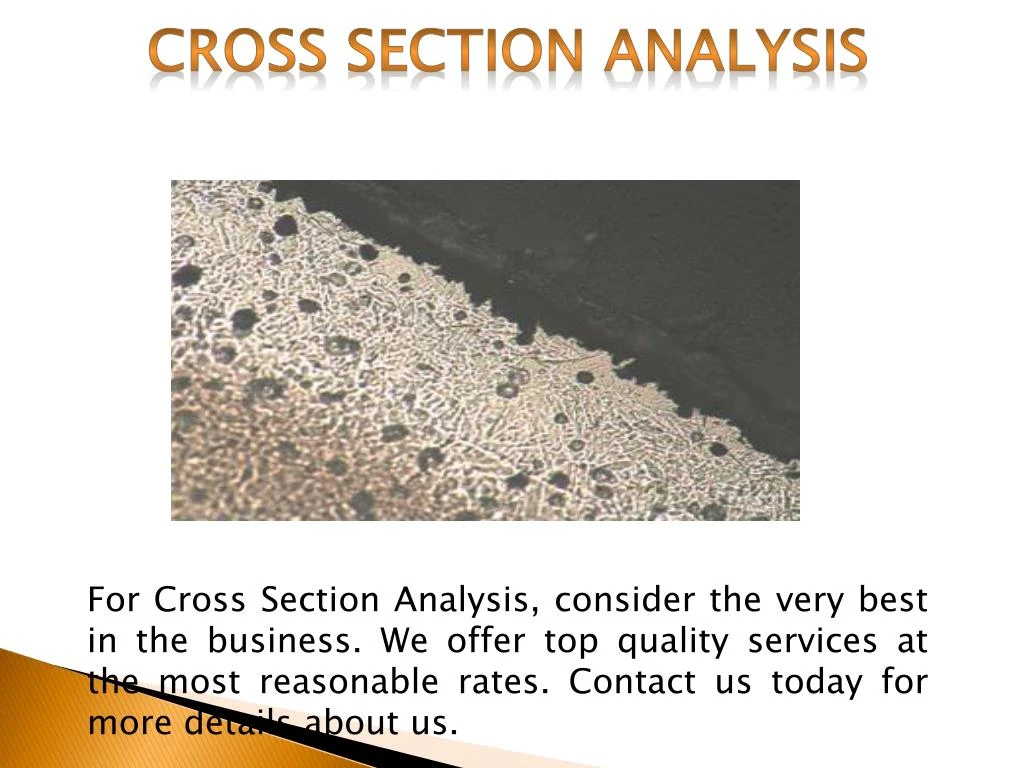 cross section analysis