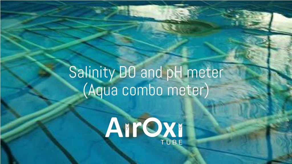 salinity do and ph meter aqua combo meter