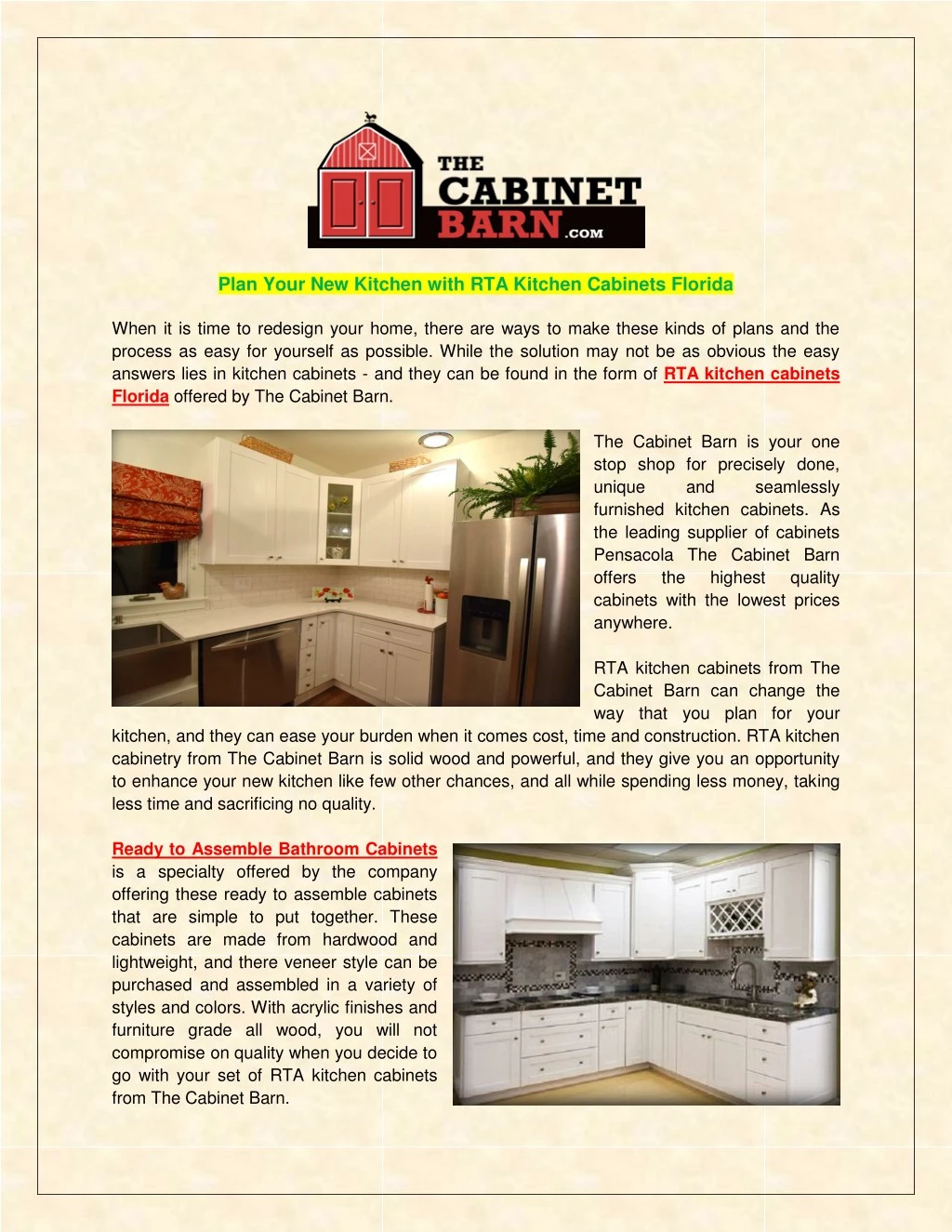 plan your new kitchen with rta kitchen cabinets