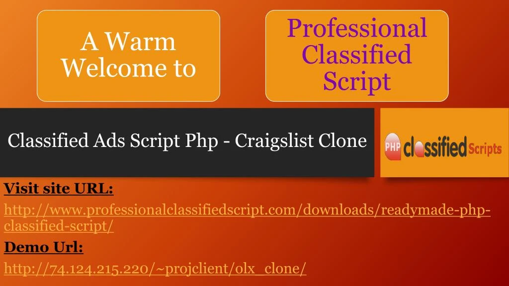 classified ads script php craigslist clone