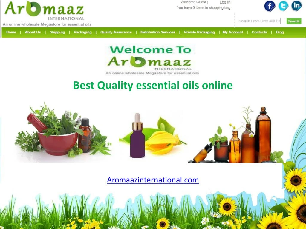 best quality essential oils online