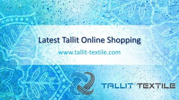 Latest-tallit-online-shopping for women cloths