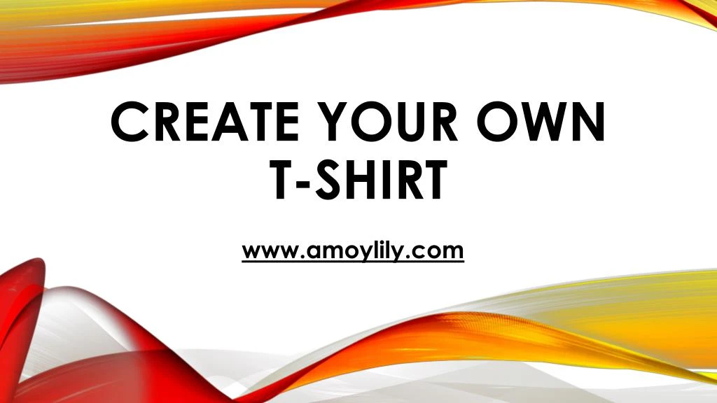create your own t shirt