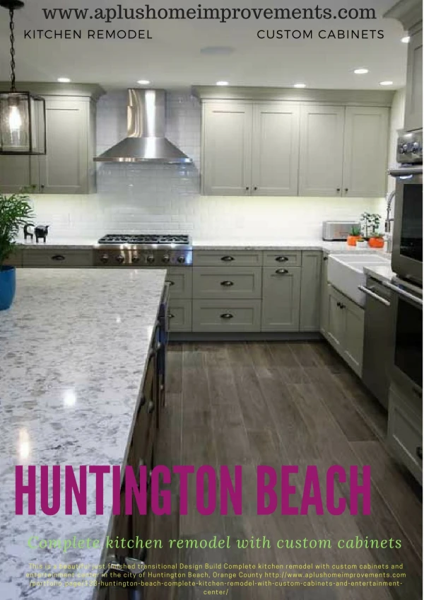 Huntington Beach complete kitchen remodel