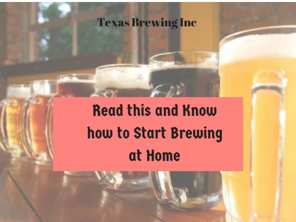 texas brewing inc