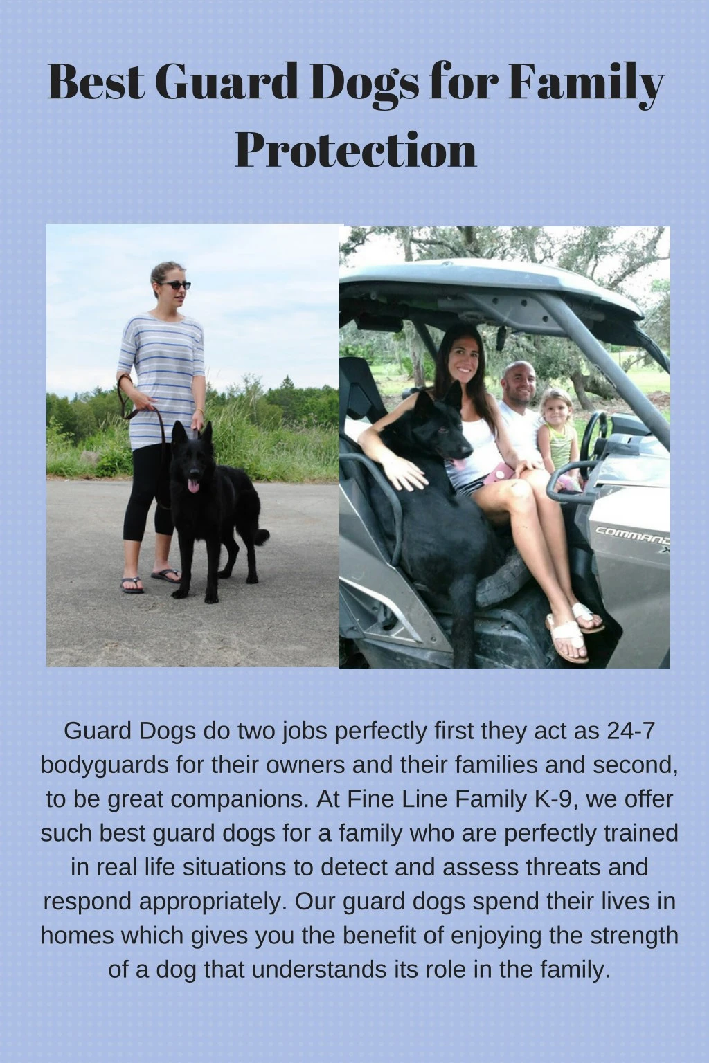 best guard dogs for family protection