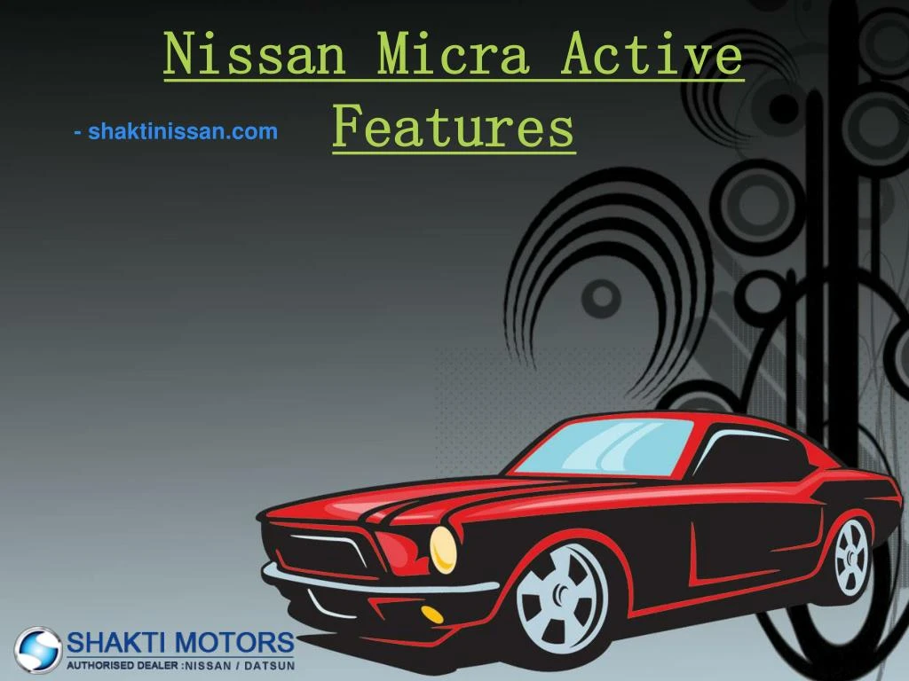 nissan micra active features