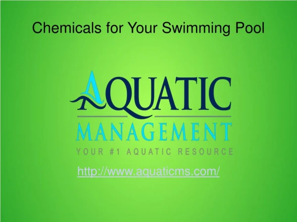 Chemicals for Your Swimming Pool