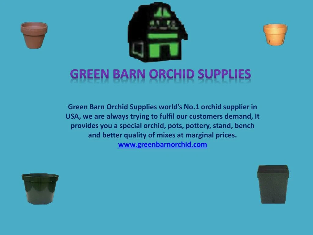 green barn orchid supplies