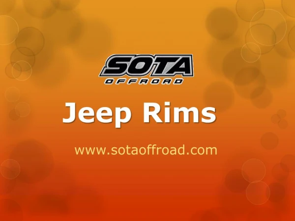Jeep Rims - www.sotaoffroad.com