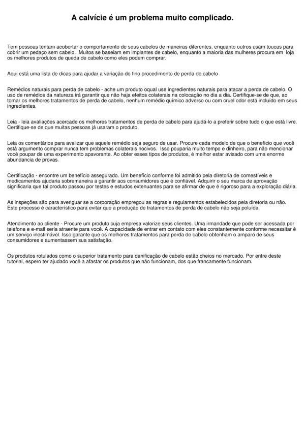 a calv cie um problema muito complicado
